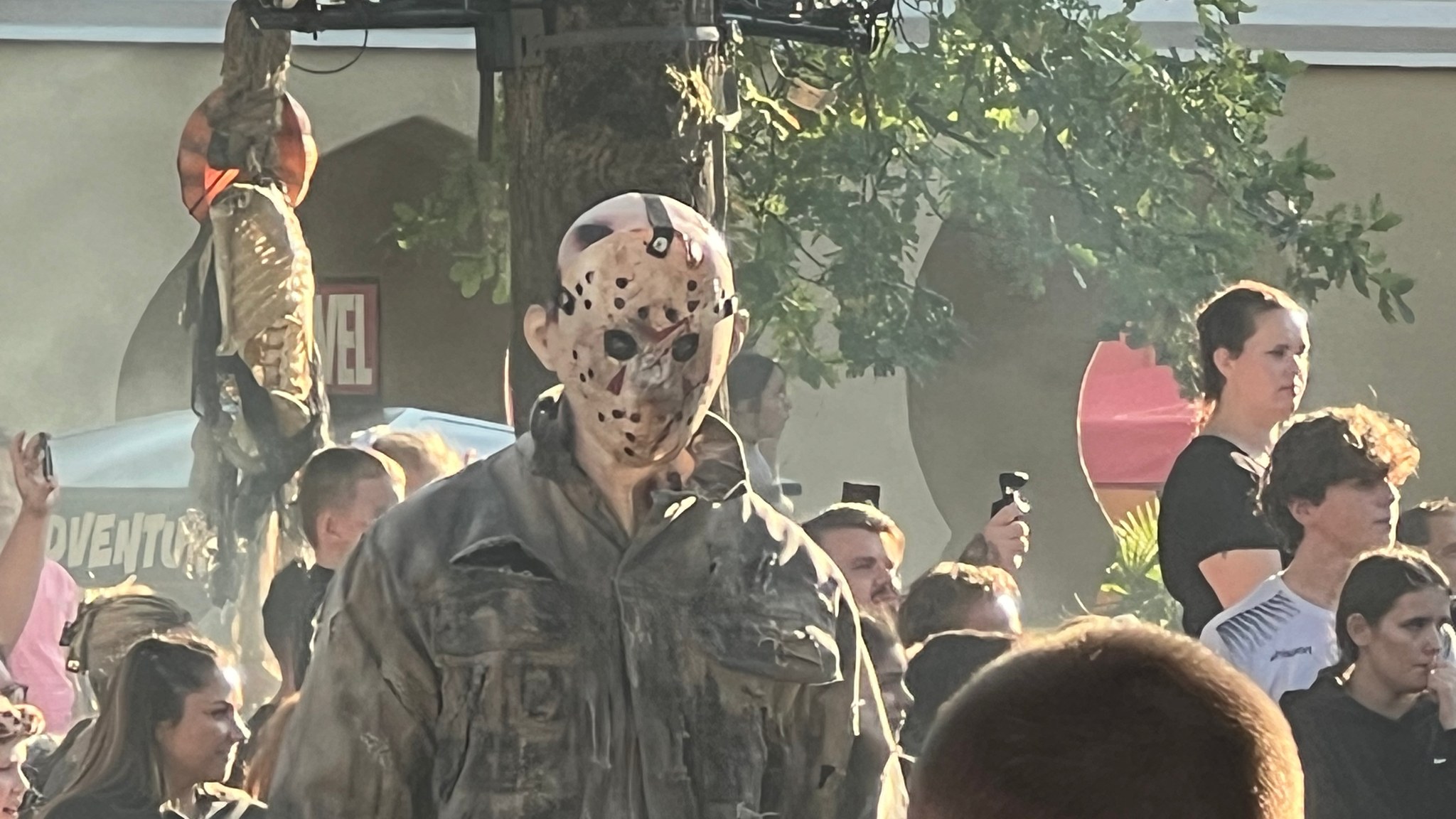 Eindruck vom Halloween Horror Festival im Movie Park Germany am Abend (Foto: Familie Eller)