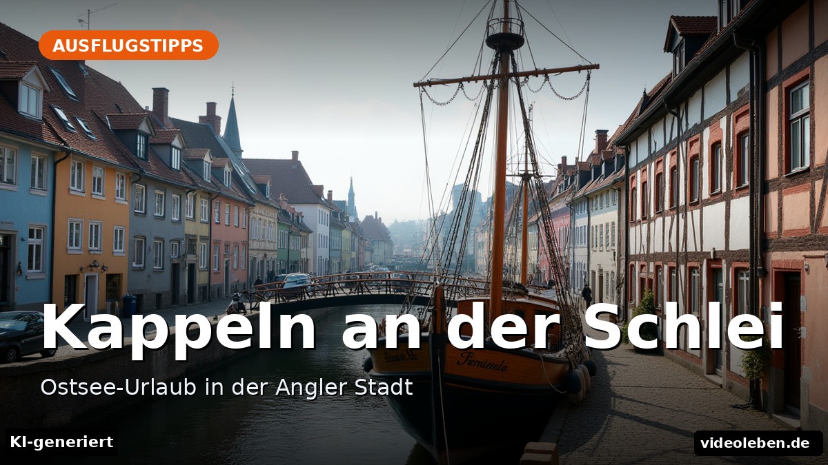 Kappeln an der Schlei – Ostsee-Urlaub in der Angler Stadt – Beitragsbild (KI-generierte Darstellung)