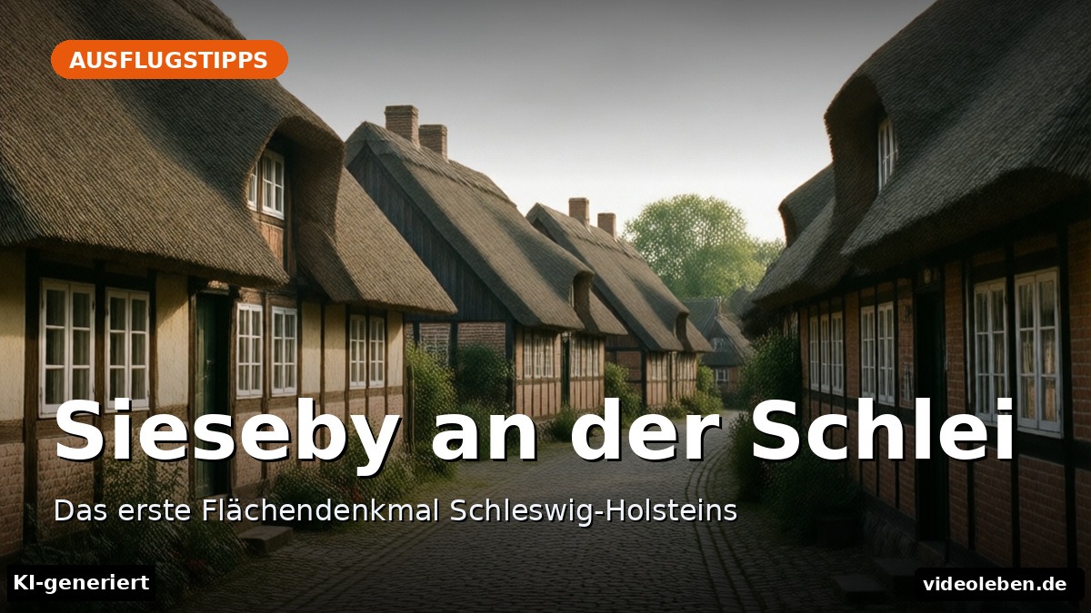 Sieseby an der Schlei – Das erste Flächendenkmal Schleswig-Holsteins – Beitragsbild (KI-generierte Darstellung)