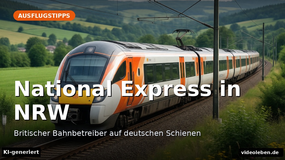National Express in NRW – Britischer Bahnbetreiber auf deutschen Schienen – Beitragsbild (KI-generierte Darstellung)