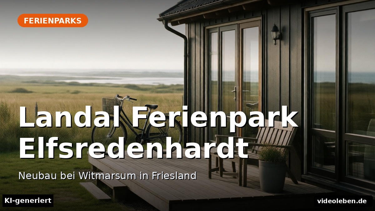 Landal Ferienpark Elfsredenhardt – Neubau bei Witmarsum in Friesland – Beitragsbild (KI-generierte Darstellung)