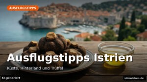Ausflugstipps Istrien – Küste, Hinterland und Trüffel – Beitragsbild (KI-generierte Darstellung)