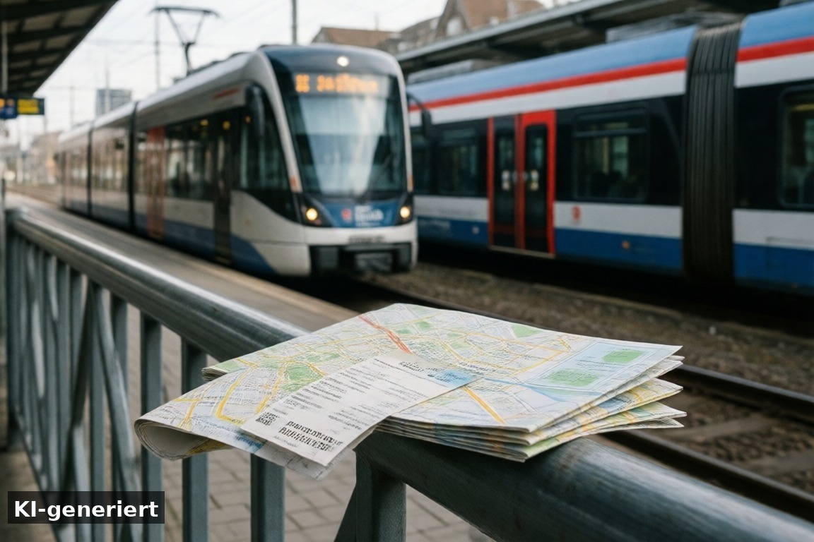 Praktische Tipps für den Besuch – Straßenbahn und Stadtbahn in NRW: KVB, U75, U77 und Tram 101 (KI-generierte Darstellung)