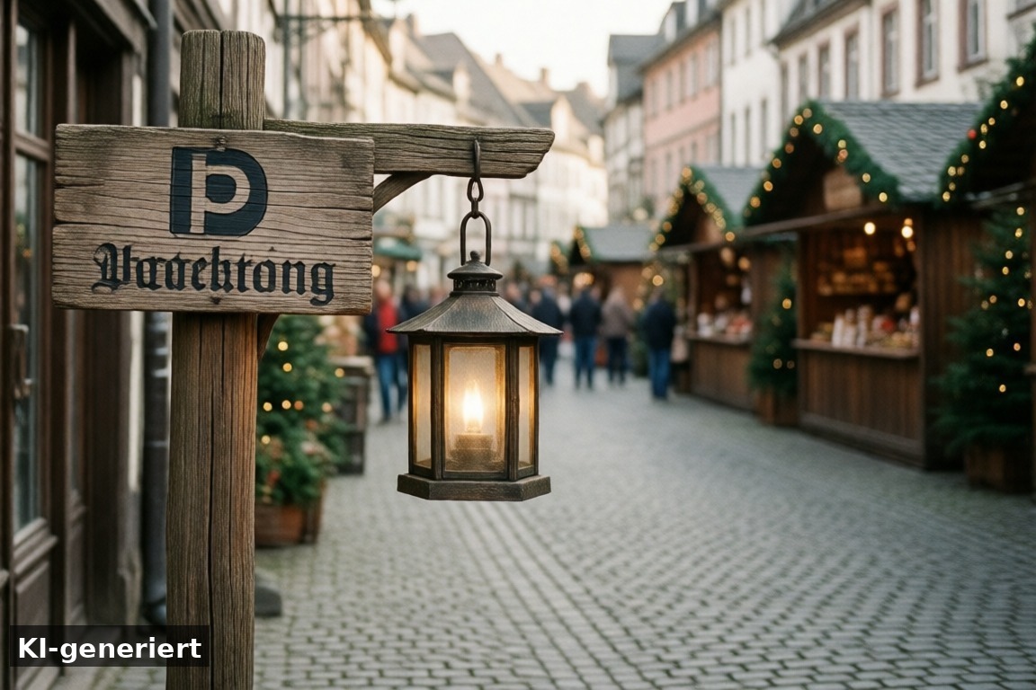 Anfahrt, Parken und Tipps für den Besuch – Mittelalterlicher Weihnachtsmarkt Siegburg: Termine, Öffnungszeiten und Video (KI-generierte Darstellung)