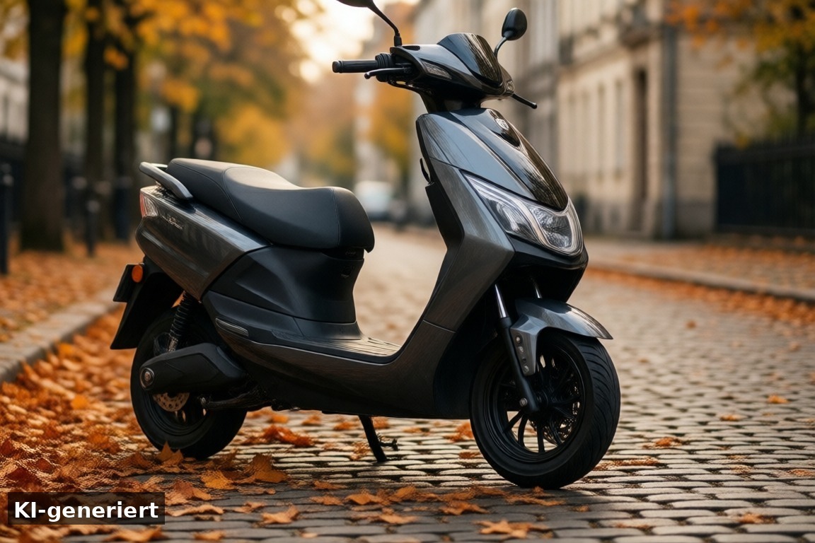 iScooter T4 im Herbstverkauf: Preis und Pakete – E-Scooter mit Straßenzulassung im Herbstverkauf: iScooter T4 für 498,99 € (KI-generierte Darstellung)