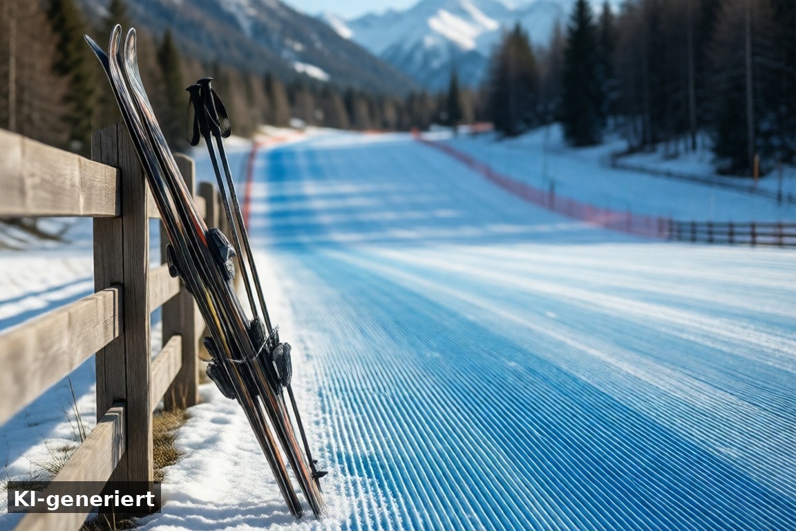 Era (26), Era Champatsch (27) und die blaue Autobahn – Skigebiet Motta Naluns: Die schönsten Pisten und Abfahrten in Scuol (KI-generierte Darstellung)