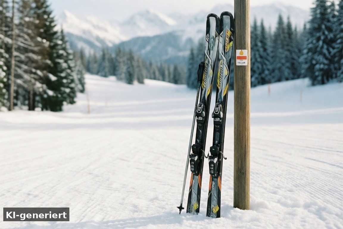 Fazit: Wann lohnt sich Motta Naluns? – Skigebiet Motta Naluns: Neuschnee-Tage und Saisonende in Scuol (KI-generierte Darstellung)