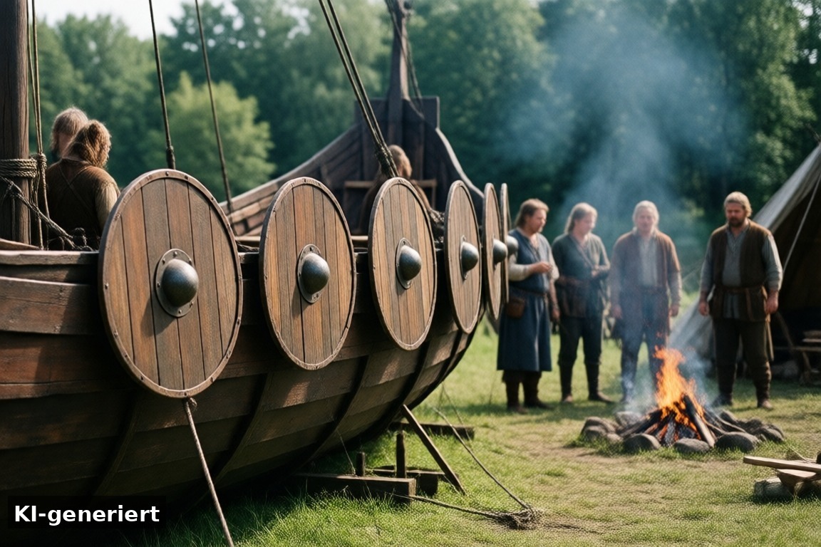 Xanten: Wikinger-Spektakel an der Xantener Südsee – Familienausflüge in NRW am 19. und 20. September 2026: Kostenlose Feste und Events (KI-generierte Darstellung)