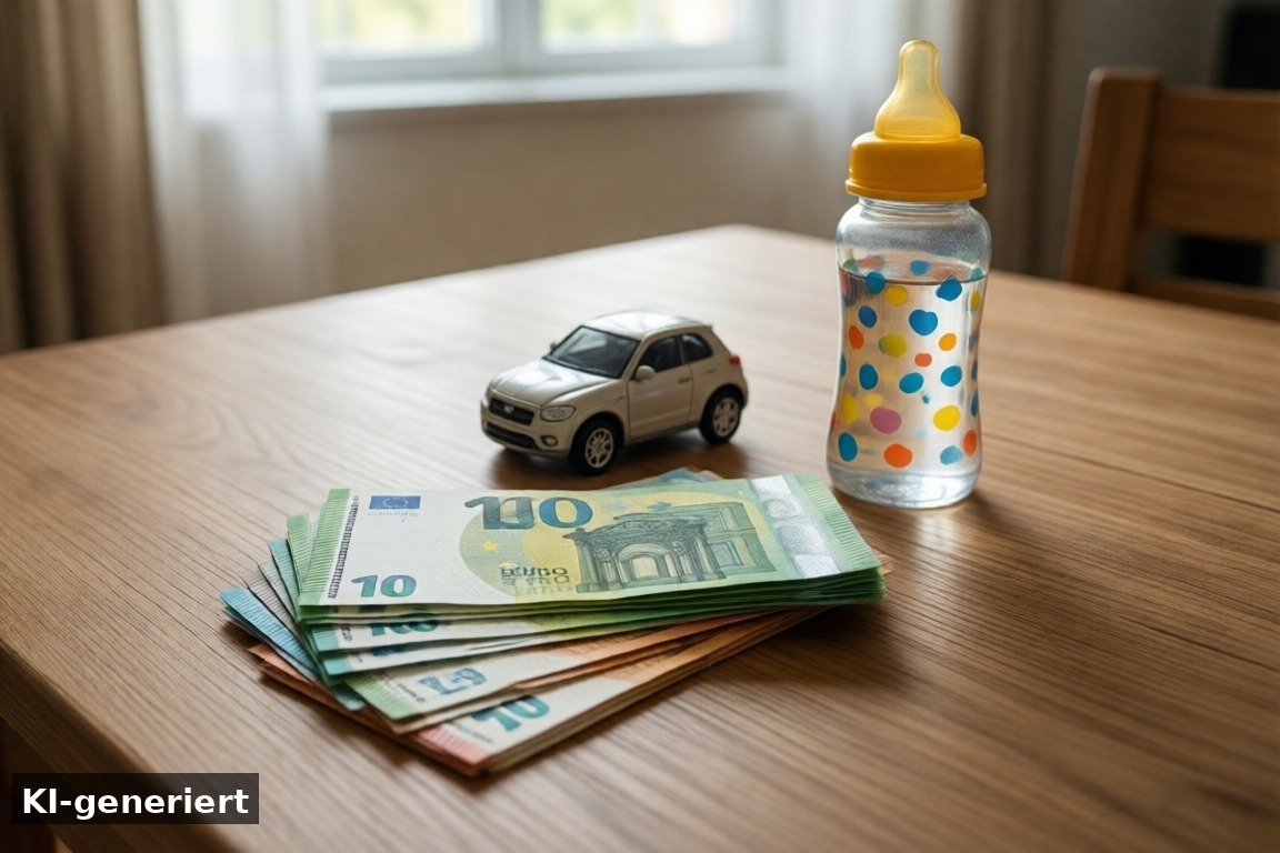 Nachgerechnet: Familie mit zwei Kindern – Kindergeld 2027: 267 Euro je Kind – was Familien wirklich mehr haben (KI-generierte Darstellung)