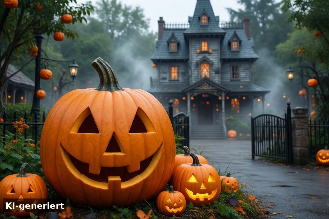 Was für einen Herbst-Freizeitparkbesuch sinnvoll ist – Halloween 2026 in NRW: Movie Park, Eifelpark und FORT FUN im Vergleich (KI-generierte Darstellung)