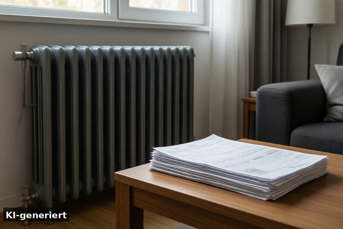 Was das für die öffentlichen Haushalte bedeutet – Wohngeld 2027: Heizkostenkomponente halbiert – was das für Familien heißt (KI-generierte Darstellung)