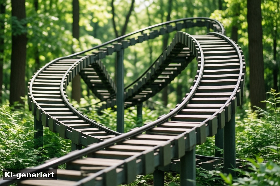 Interaktive Steuerung: Jede Fahrt wird anders – Ravenring in Efteling: WaveCatcher-Weltpremiere – alle Infos zur neuen Attraktion (KI-generierte Darstellung)