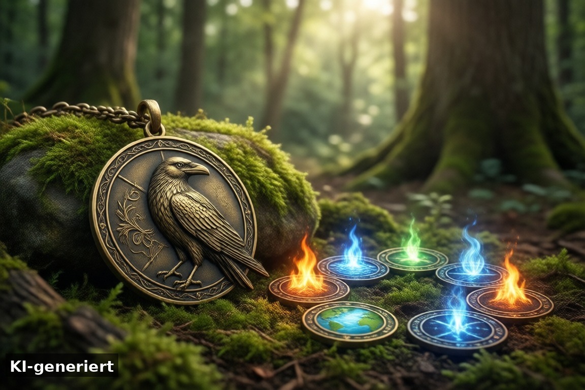 Rabenmedaillon und die fünf magischen Elemente – Ravenring in Efteling: WaveCatcher-Weltpremiere – alle Infos zur neuen Attraktion (KI-generierte Darstellung)
