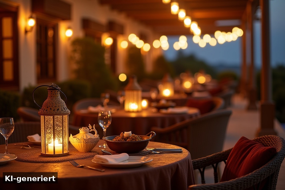 Abendprogramm und kulturelle Erlebnisse – Familienurlaub im Magic Life Penelope Beach Imperial auf Djerba (KI-generierte Darstellung)