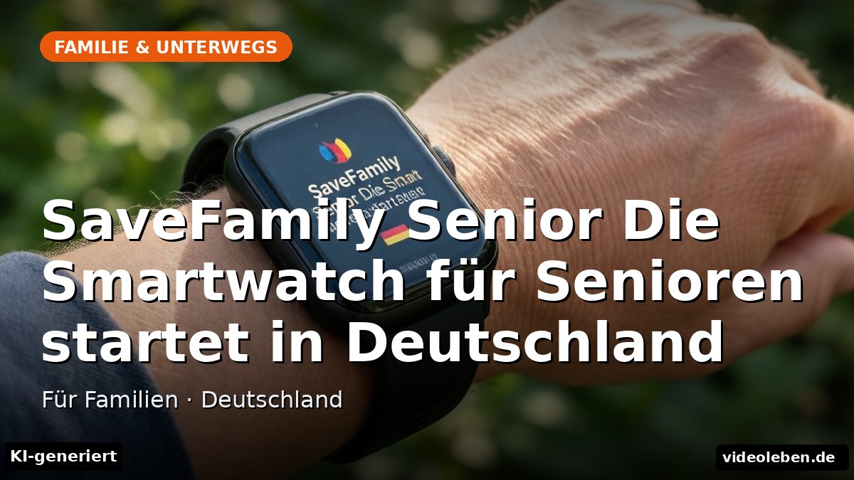 SaveFamily Senior Smartwatch: Senioren-Smartwatch mit Sturzerkennung im Überblick