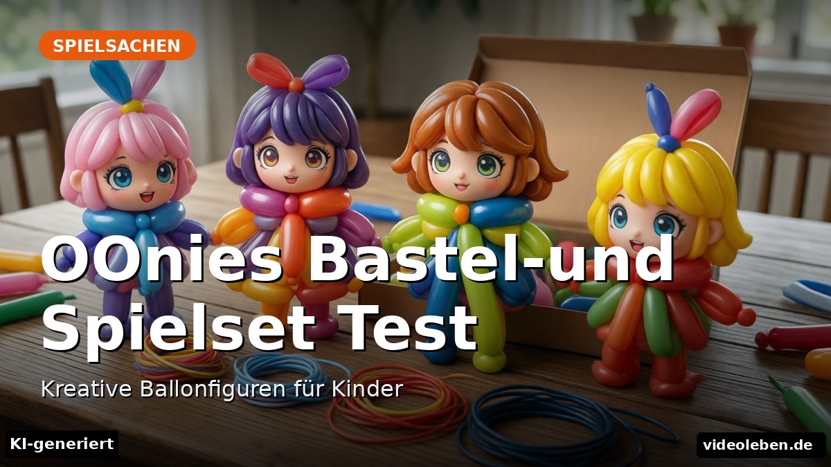 OOnies Bastel- und Spielset Test – Kreative Ballonfiguren für Kinder – Beitragsbild (KI-generierte Darstellung)