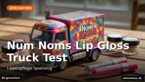Num Noms Lip Gloss Truck Test – Lippenpflege Spielzeug – Beitragsbild (KI-generierte Darstellung)