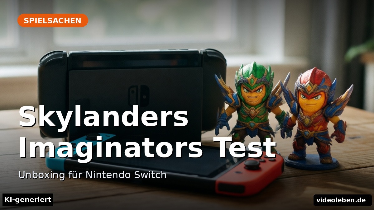 Skylanders Imaginators Test – Unboxing für Nintendo Switch – Beitragsbild (KI-generierte Darstellung)
