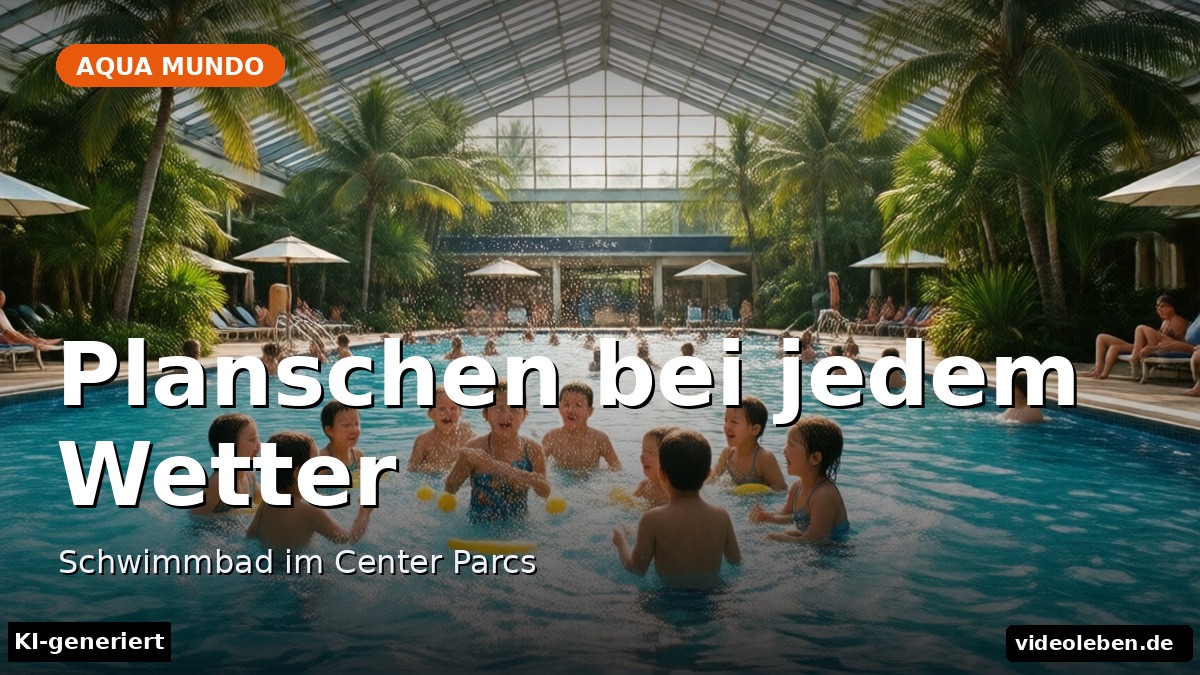 Center Parcs Huttenheugte: Kinder planschen im Schwimmbad